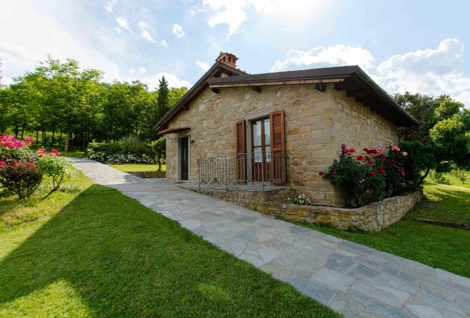 Agriturismo Podere La Casaccia Poppi Bagian luar foto